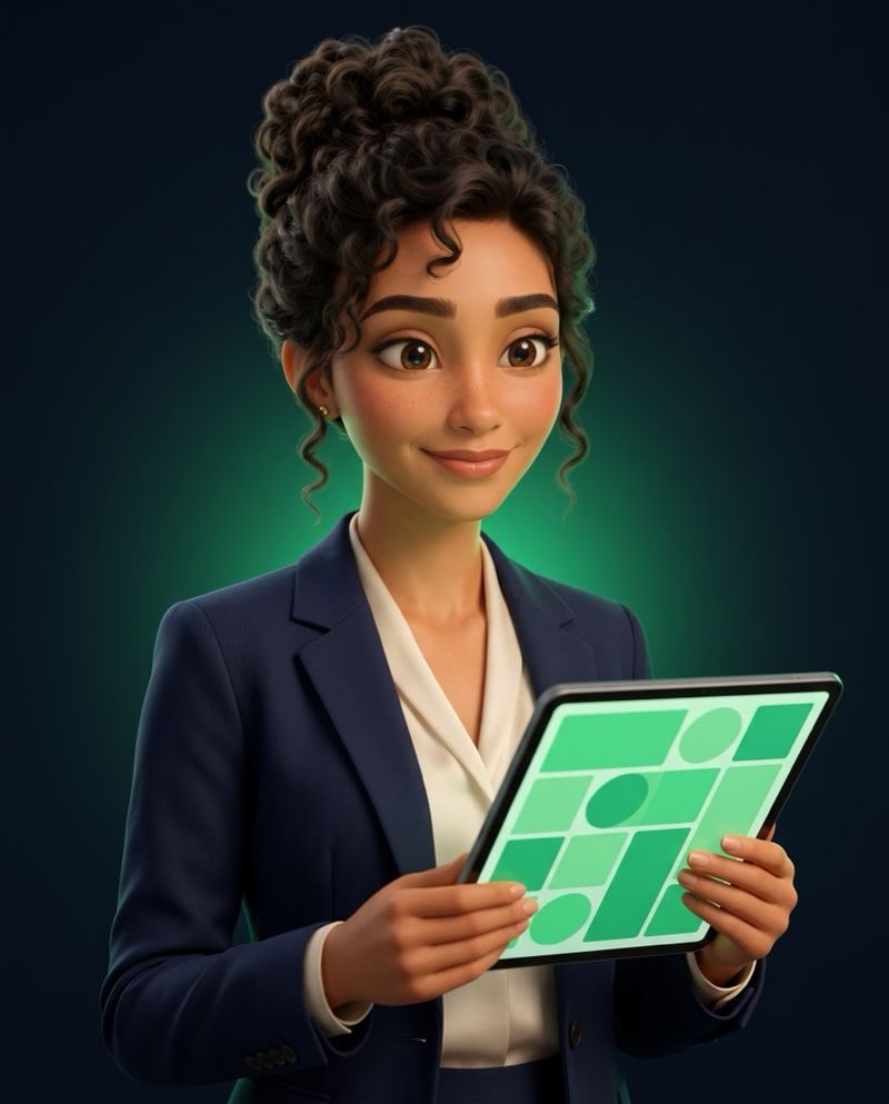 Flora en illustration 3D